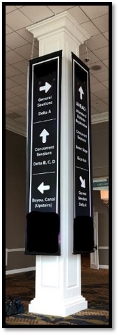 Picture of Delta Lobby Column Banners